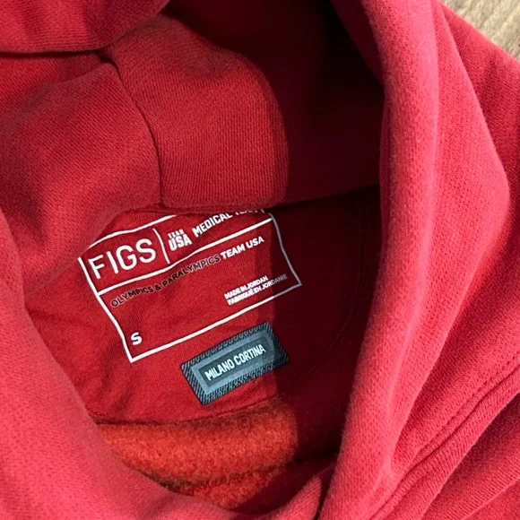 Figs USA red sweatpants and hoodie medical team Olympics size small - Picture 4 of 7